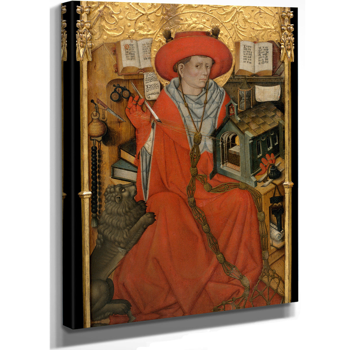 Saint Jerome In His Study 7 By Jaume Ferrer