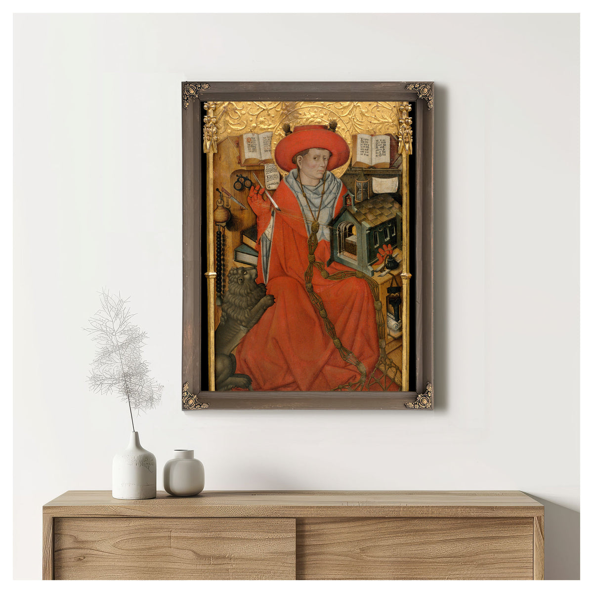 Saint Jerome In His Study 7 By Jaume Ferrer