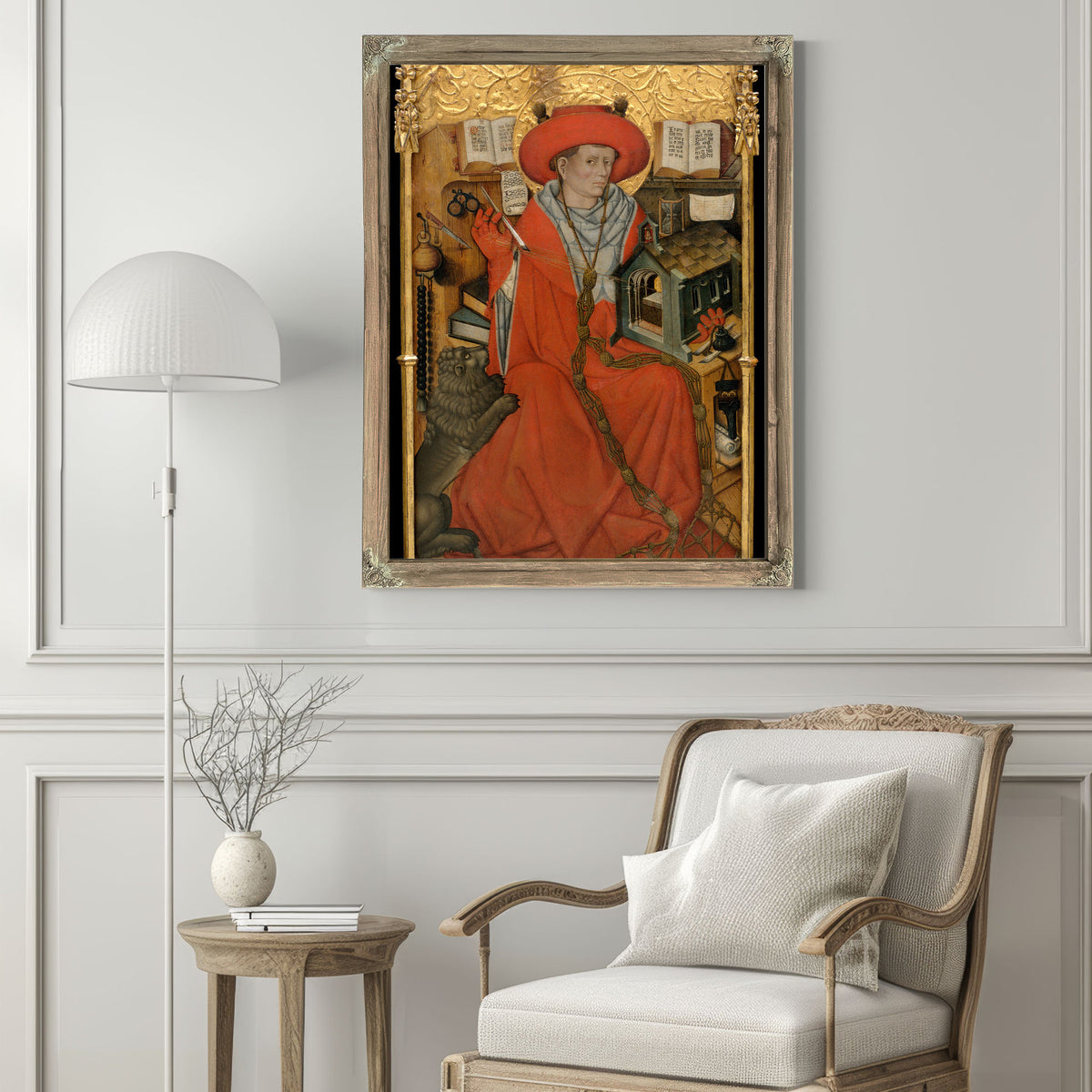 Saint Jerome In His Study 7 By Jaume Ferrer
