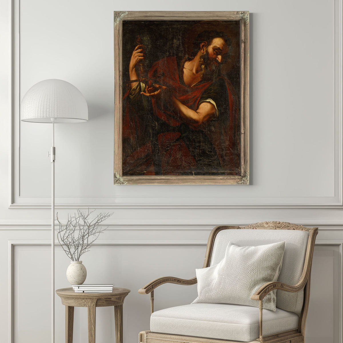 Saint Paul Half Figure By Johann Carl Loth