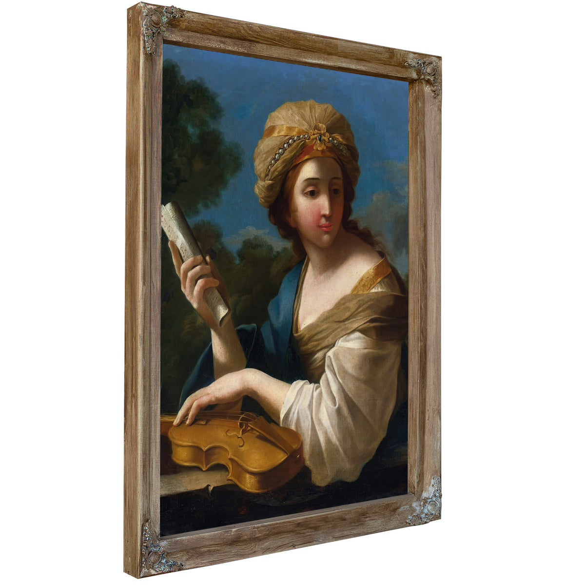Saint Cecilia 3 By Giovanni Francesco Romanelli