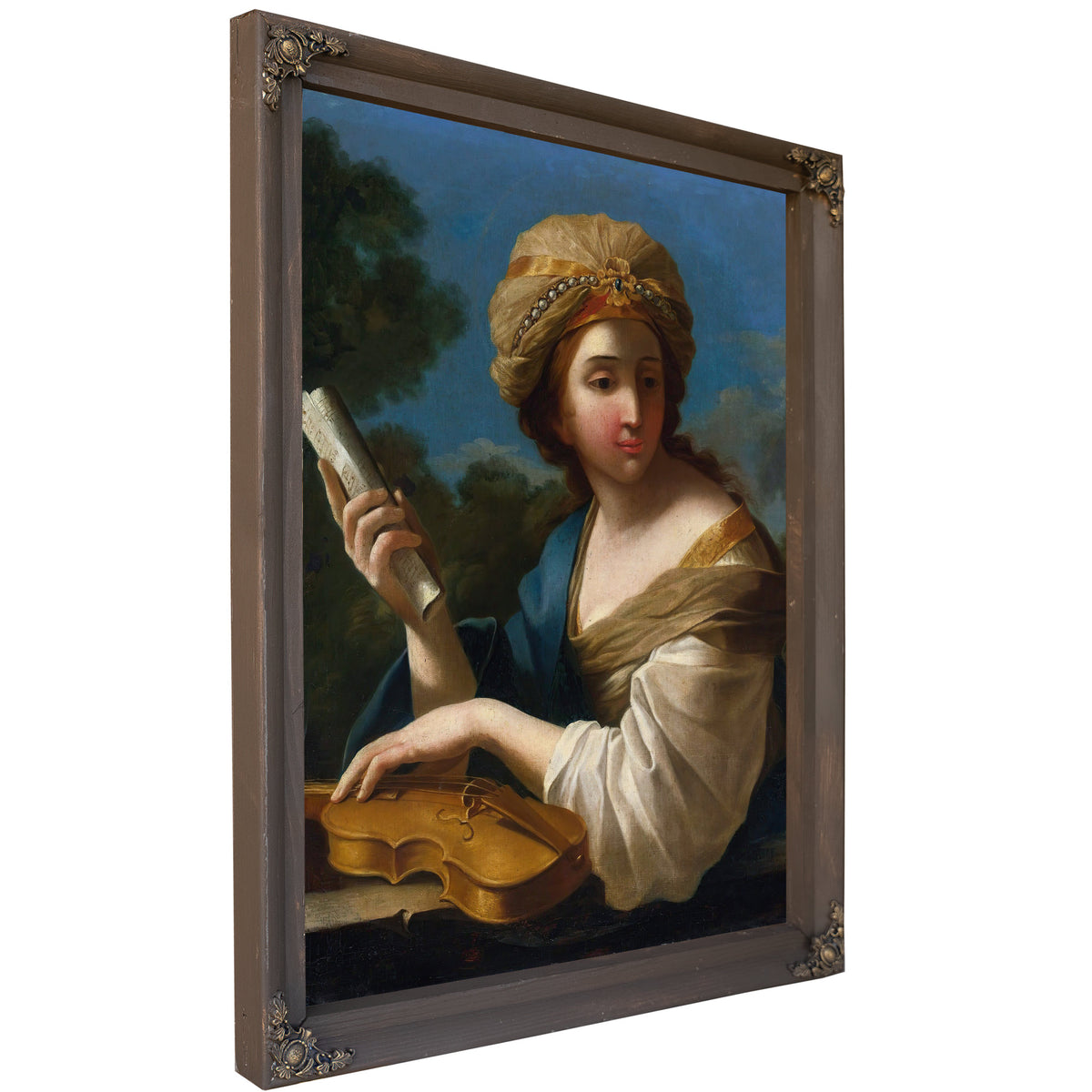 Saint Cecilia 3 By Giovanni Francesco Romanelli