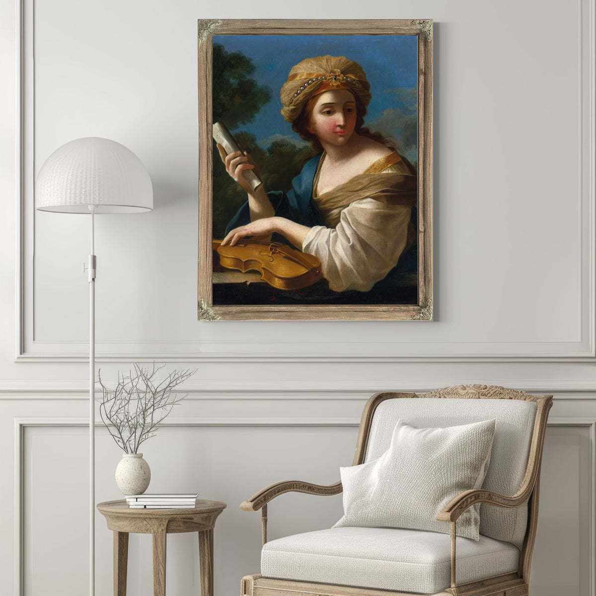 Saint Cecilia 3 By Giovanni Francesco Romanelli