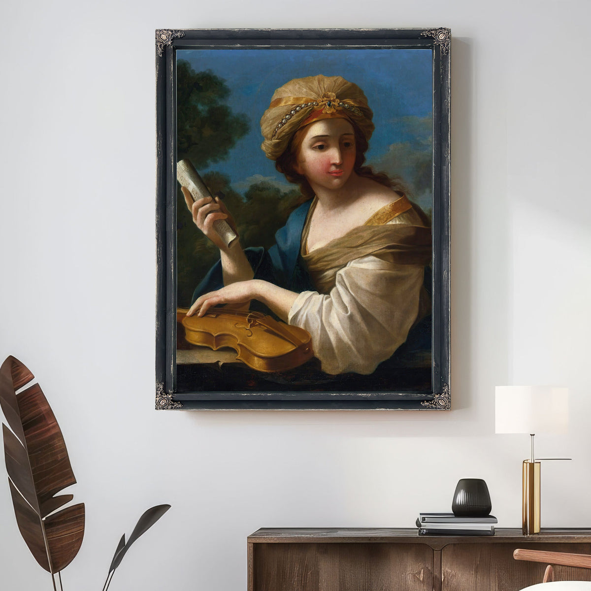 Saint Cecilia 3 By Giovanni Francesco Romanelli