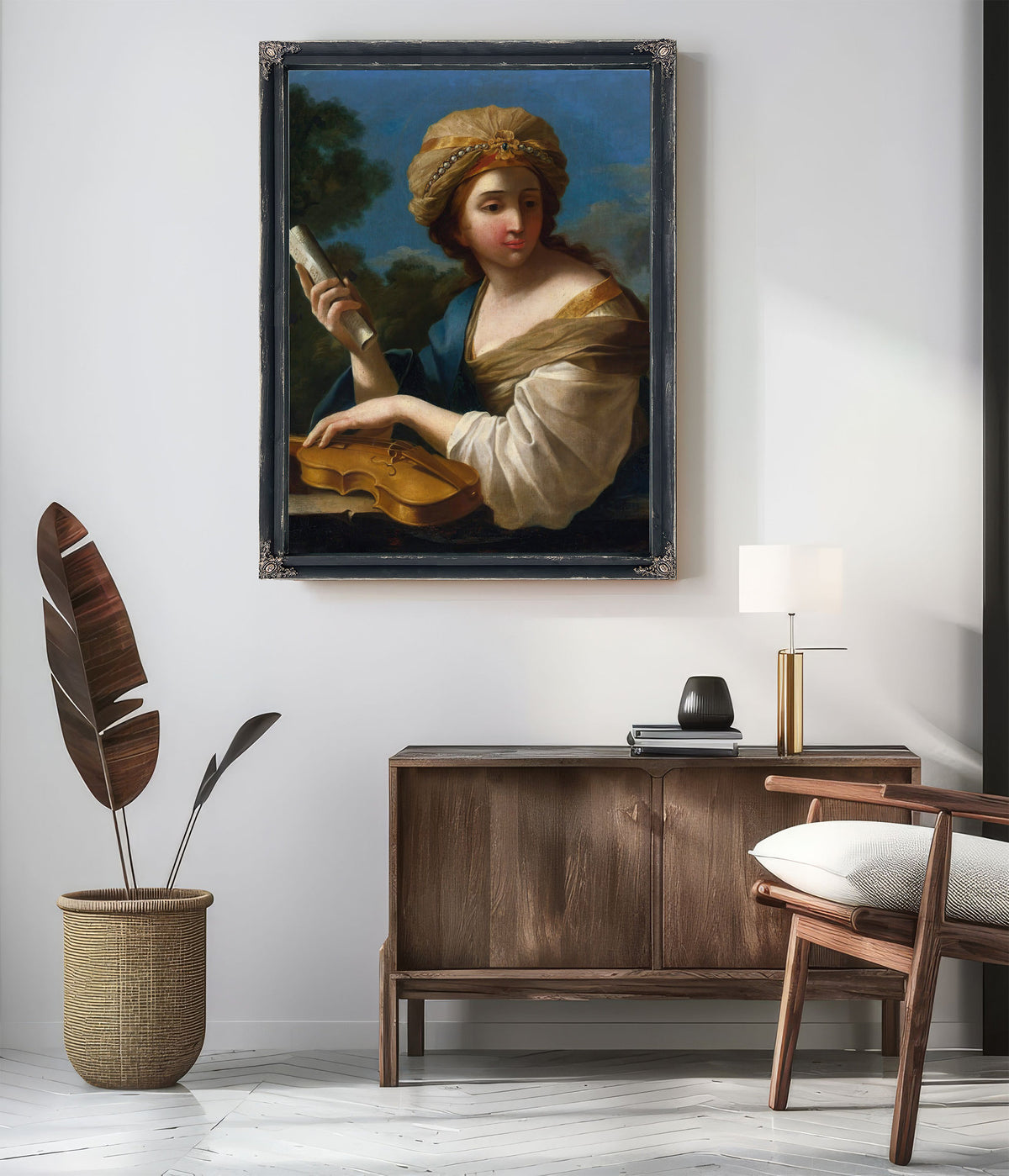 Saint Cecilia 3 By Giovanni Francesco Romanelli