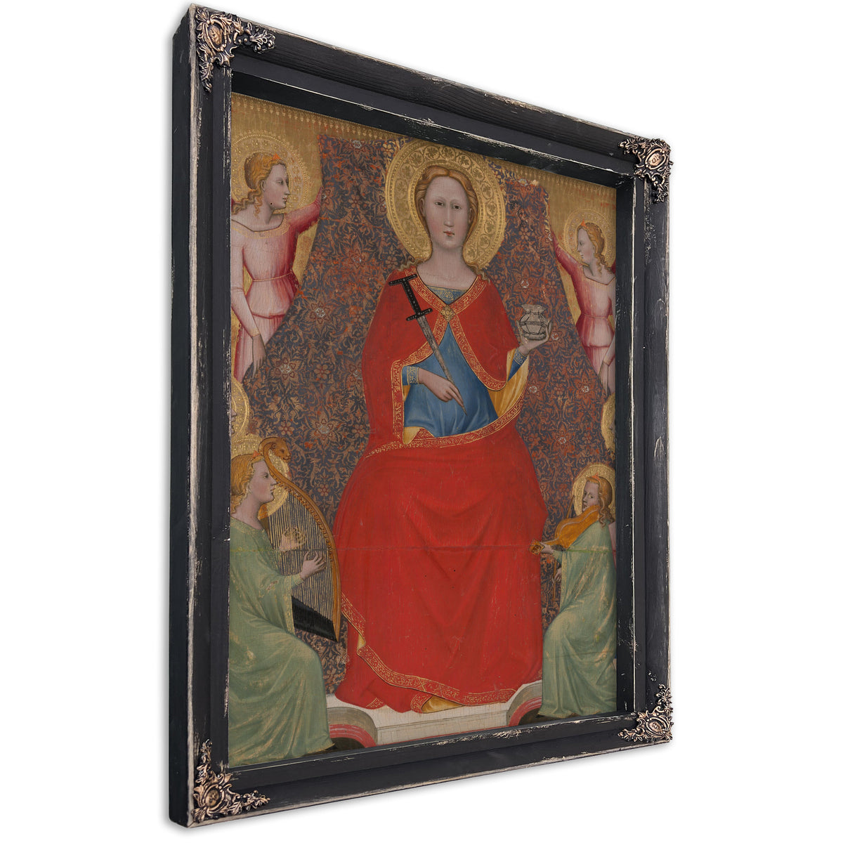 Saint Lucy Enthroned By Giovanni di Bartolomeo Cristiani