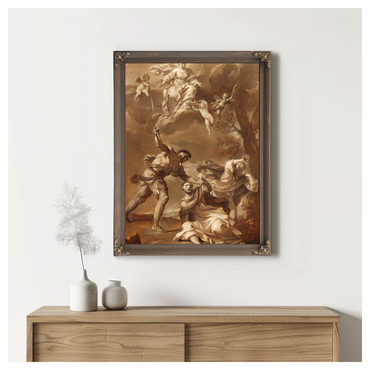 Martyrdom Of Saint Peter Martyr By Felice Torelli