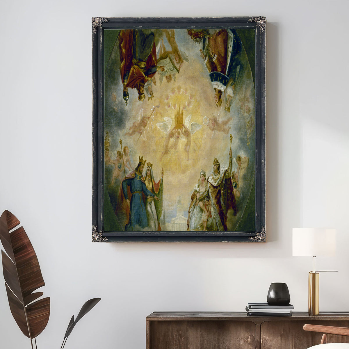 Gloire Des Dynasties Royales Et Imperiales Devant Sainte Genevieve By Antoine-Jean Gros