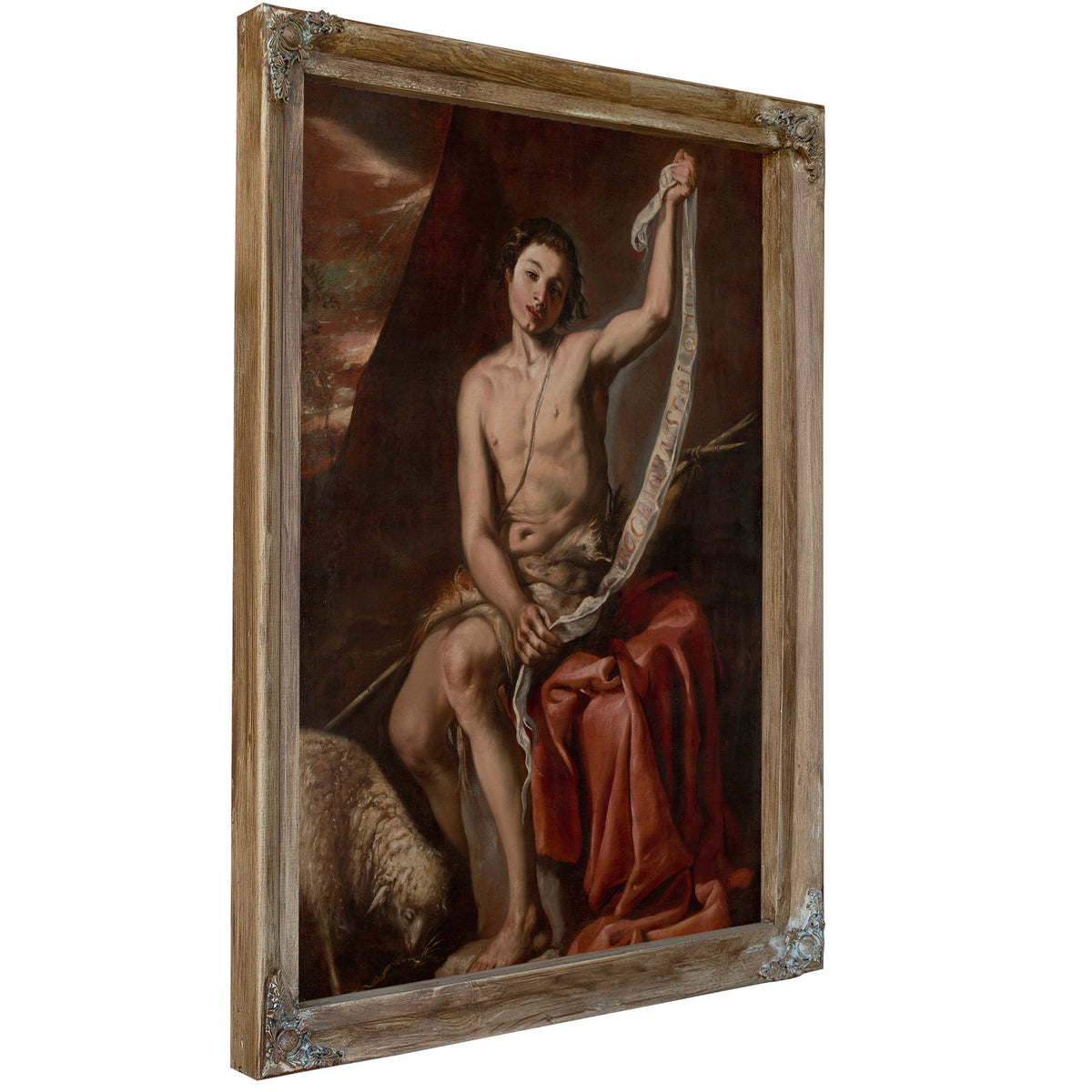 Saint John The Baptist As A Youth By Antonio del Castillo Y Saavedra