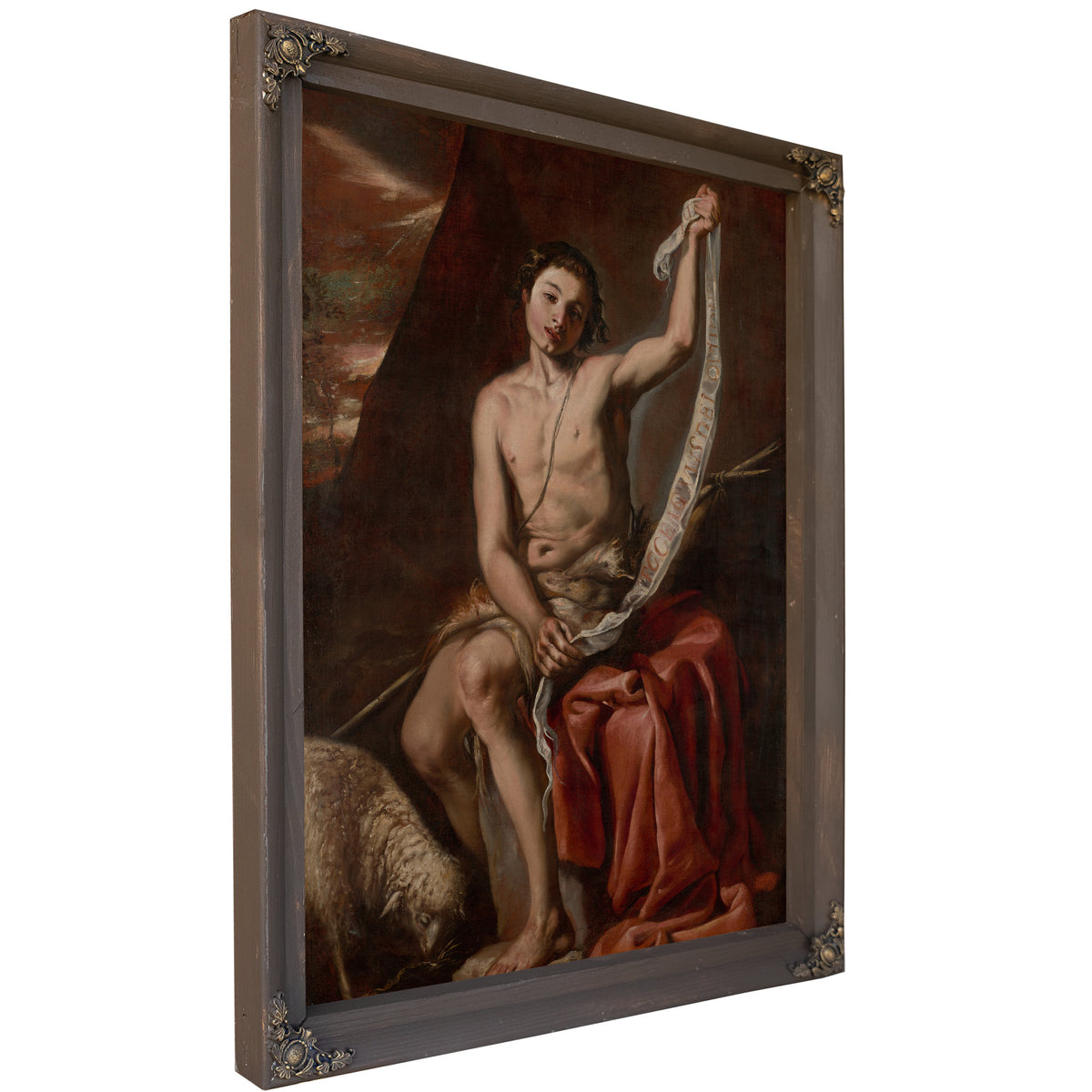 Saint John The Baptist As A Youth By Antonio del Castillo Y Saavedra