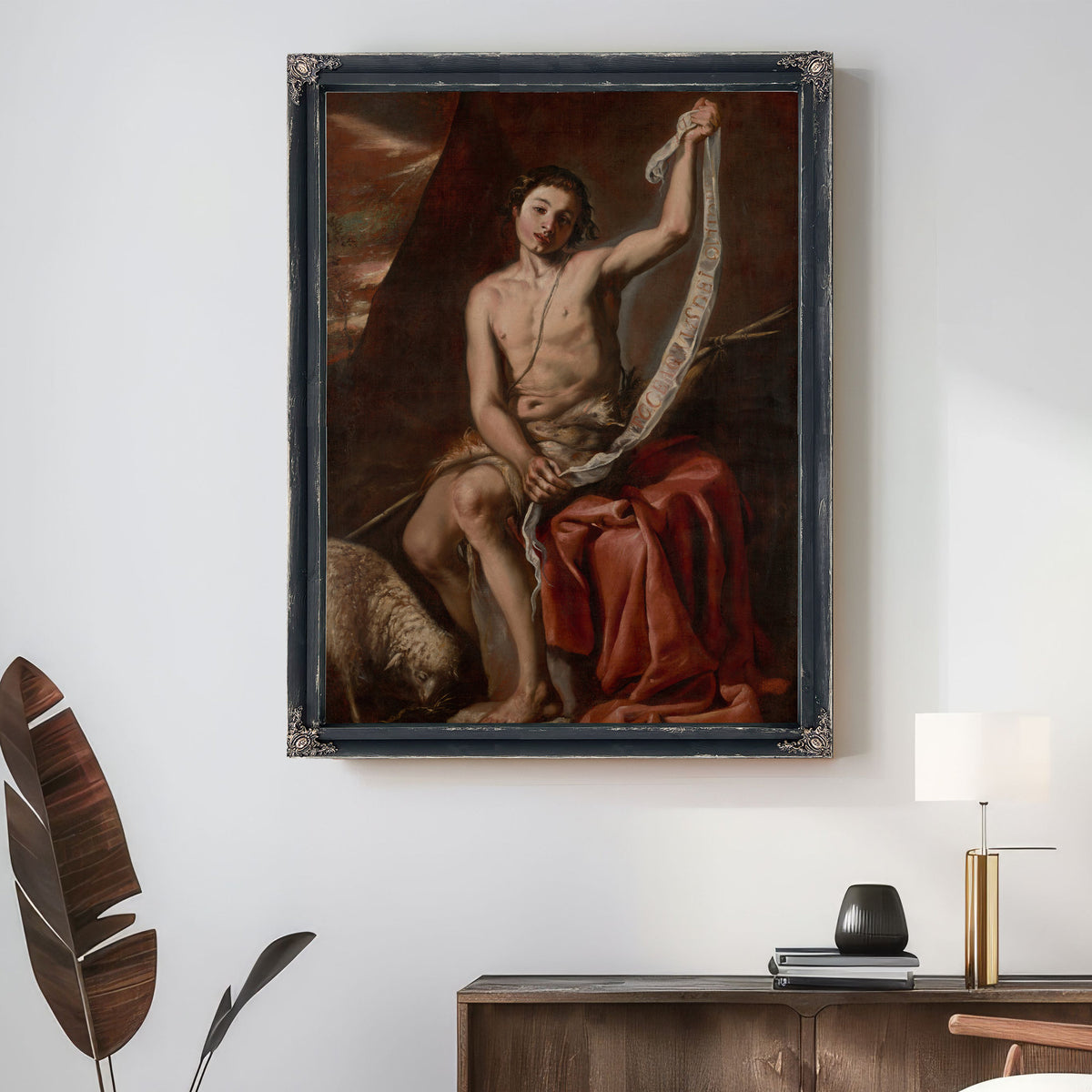 Saint John The Baptist As A Youth By Antonio del Castillo Y Saavedra