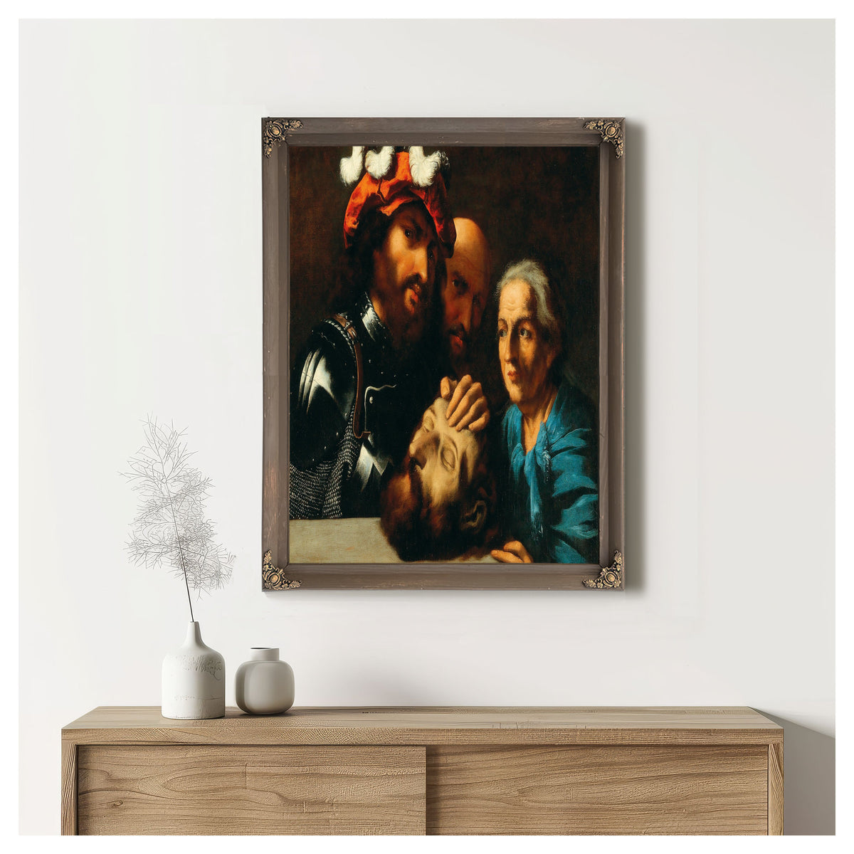 Herod With The Head Of Saint John The Baptist By Pietro della Vecchia