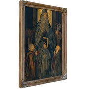 Saint Anthony The Abbot And Donors By Martín Bernat