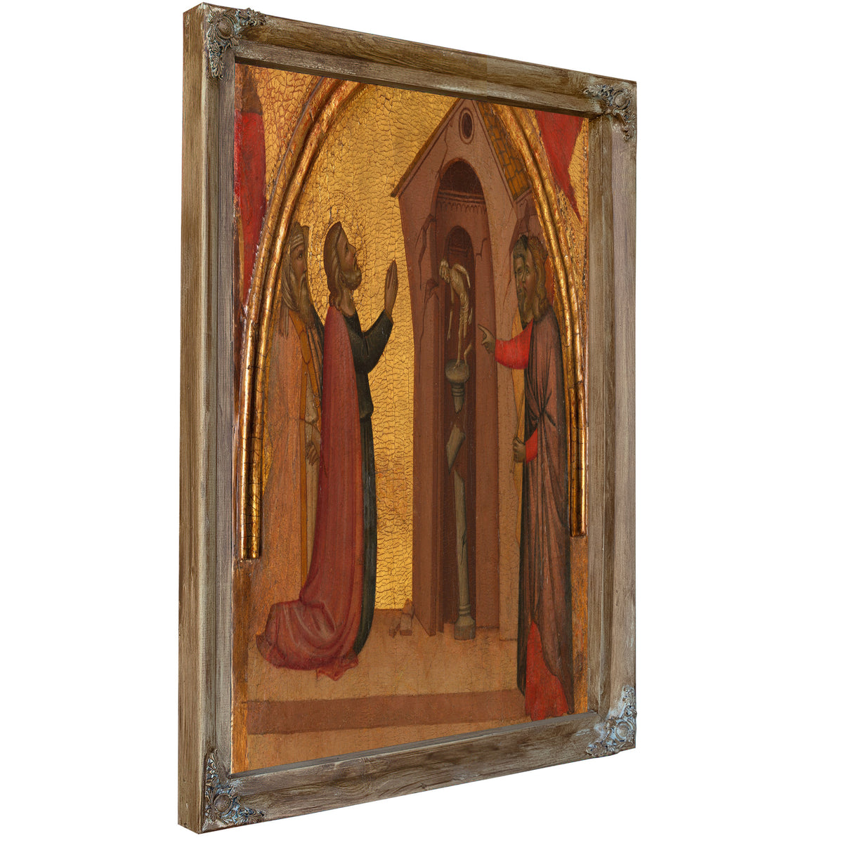 Saint John The Evangelist Causes A Pagan Temple To Collapse By Francescuccio Ghissi