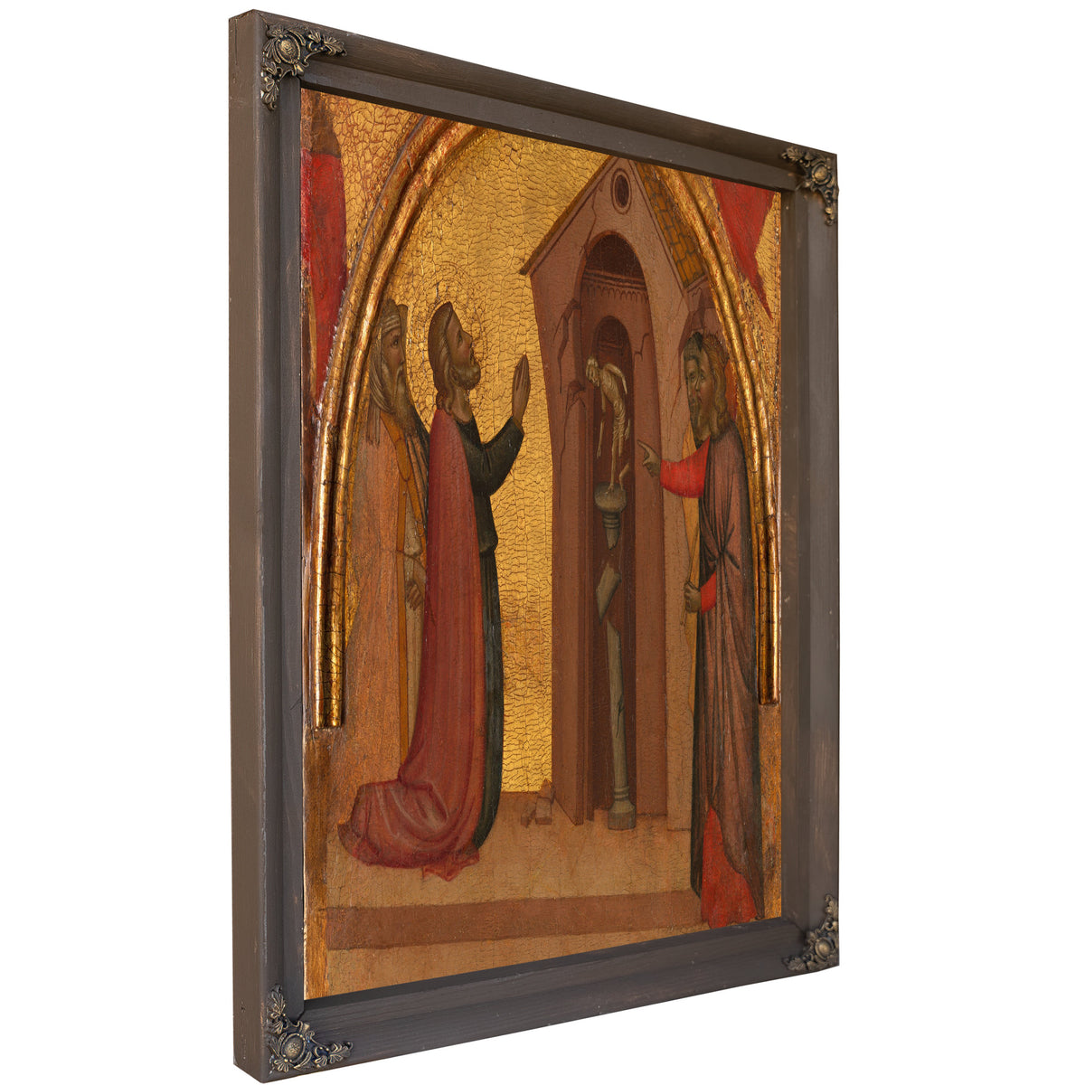 Saint John The Evangelist Causes A Pagan Temple To Collapse By Francescuccio Ghissi