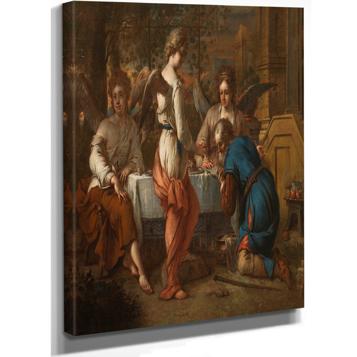 Abraham And The Angel By Johannes Voorhout