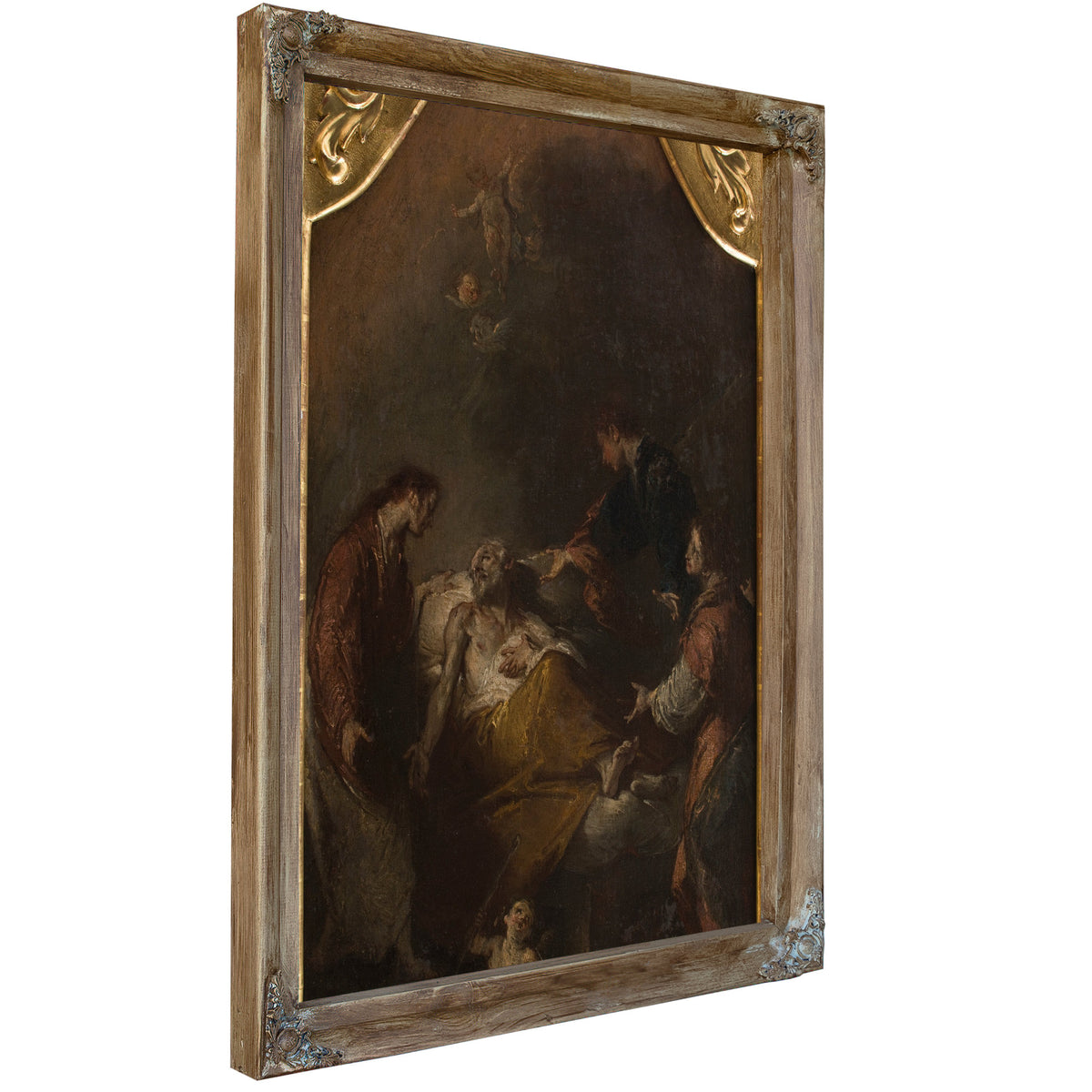 Death Of Saint Joseph By Giuseppe Bazzani