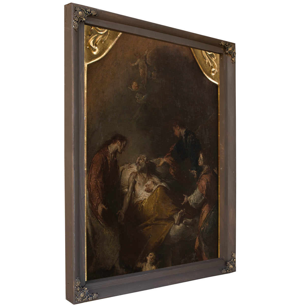 Death Of Saint Joseph By Giuseppe Bazzani