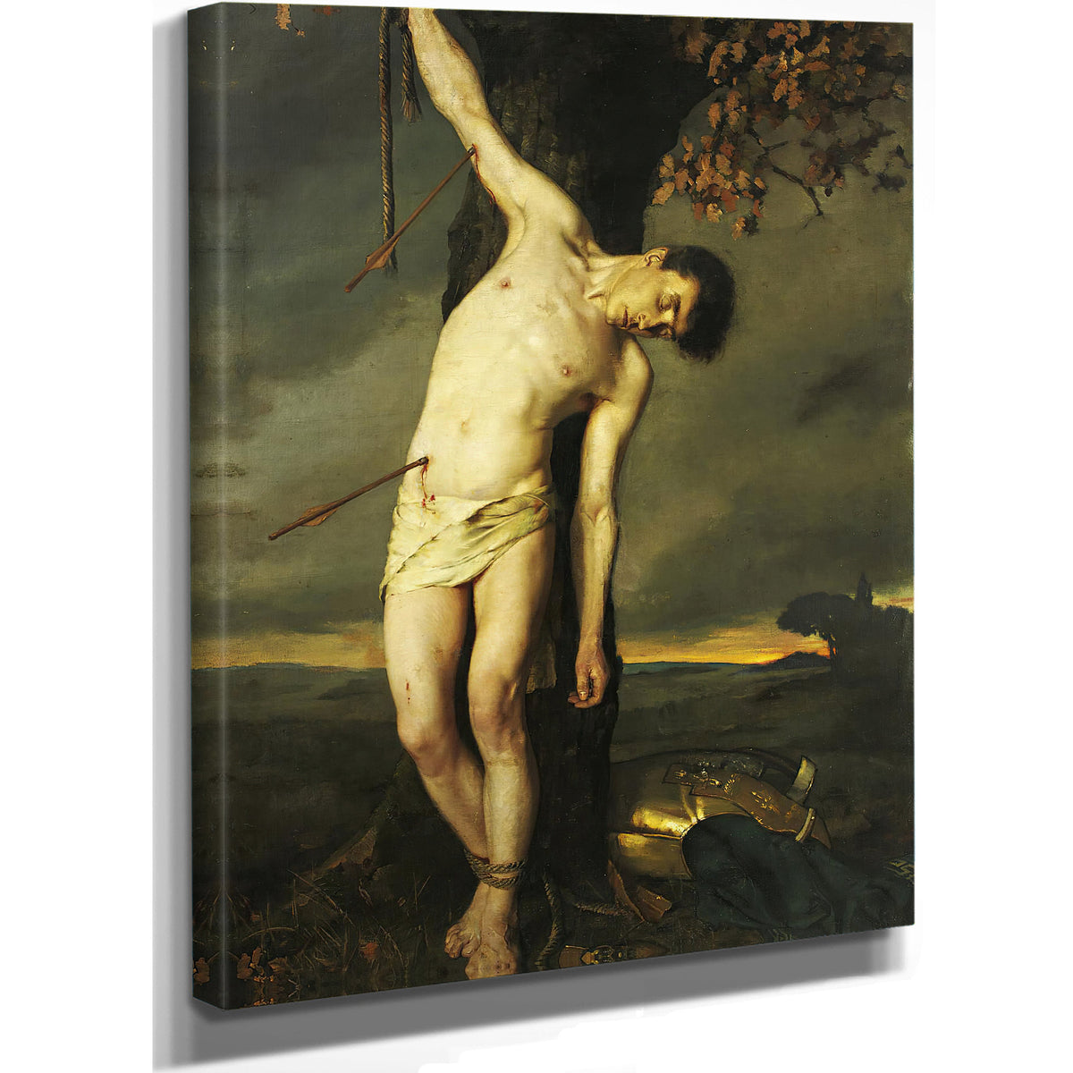 Saint Sebastian 3 By Alcide-Joseph Lorentz