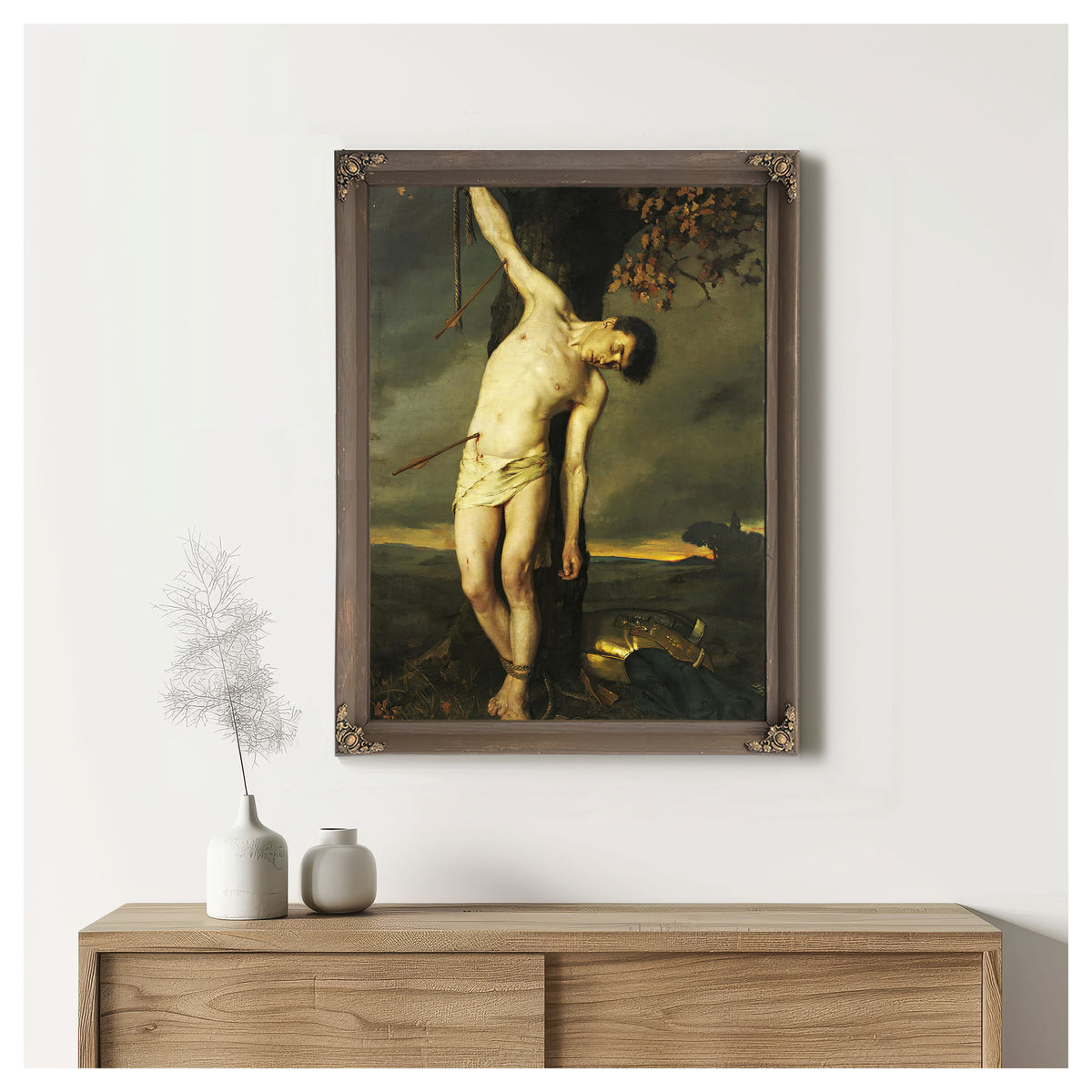 Saint Sebastian 3 By Alcide-Joseph Lorentz