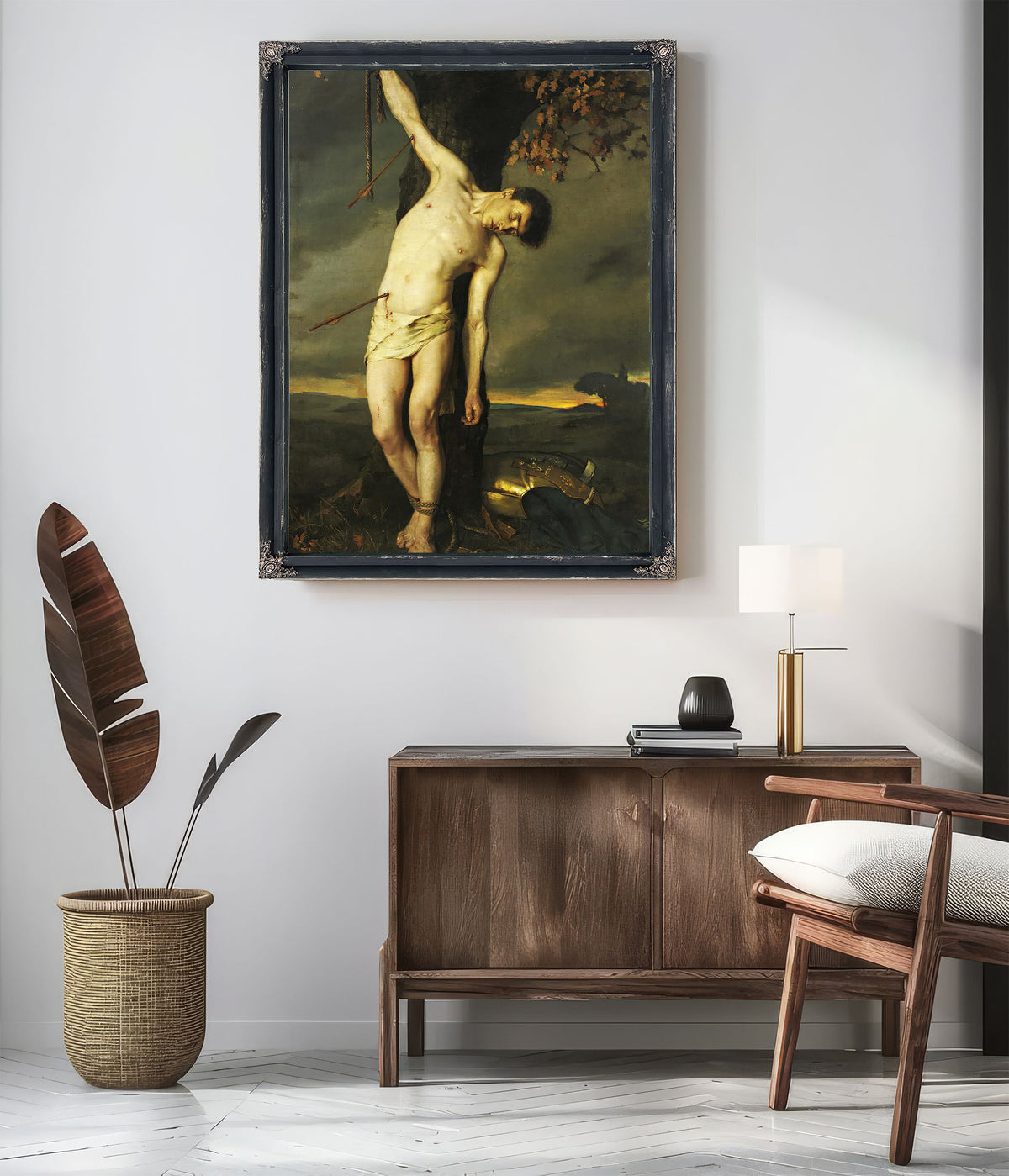 Saint Sebastian 3 By Alcide-Joseph Lorentz
