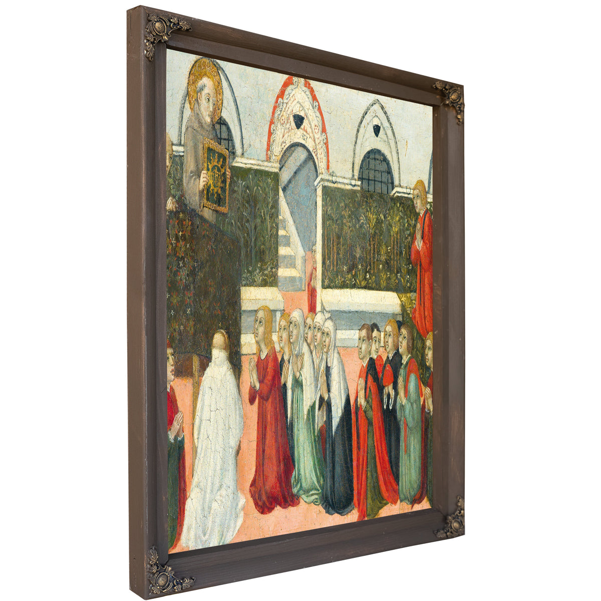 The Preaching Of Saint Bernardino By Sano di Pietro