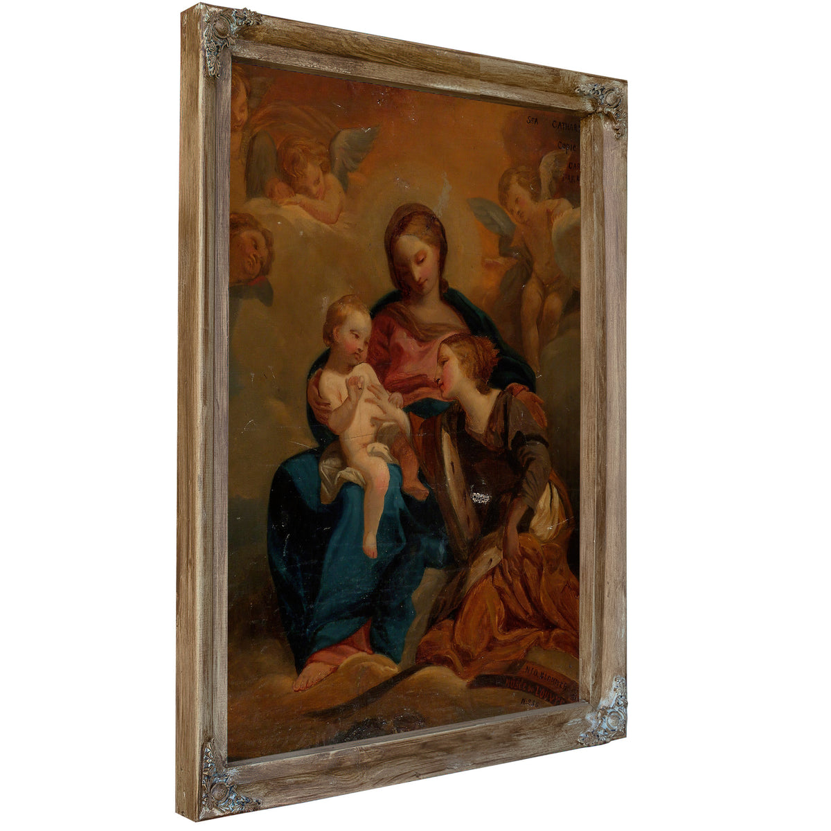 The Mystical Marriage Of Saint Catherine By Nils Jakob Olsson Blommér