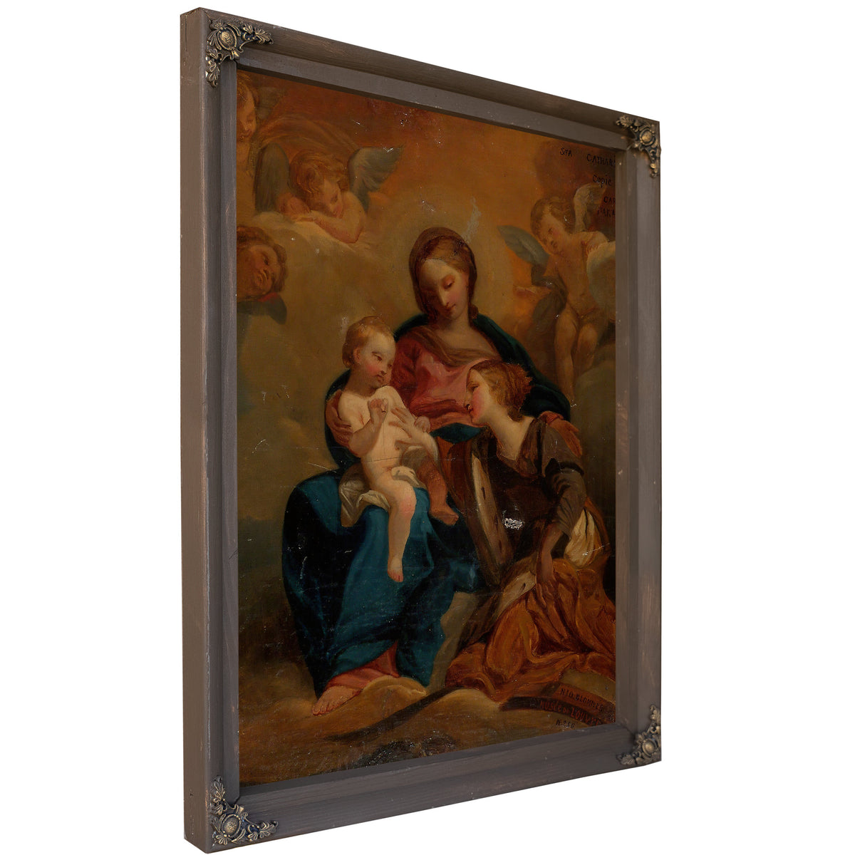 The Mystical Marriage Of Saint Catherine By Nils Jakob Olsson Blommér