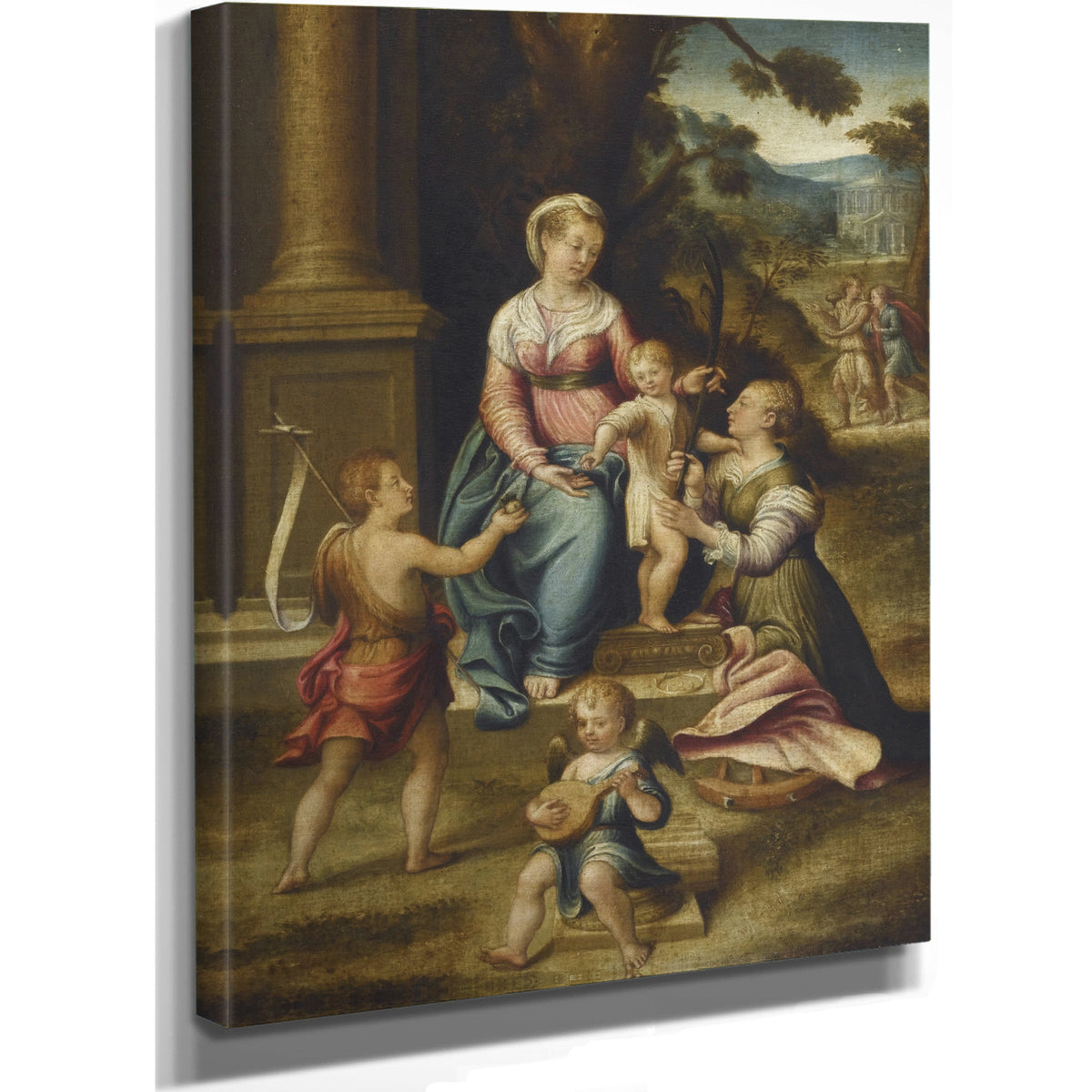 Le Mariage Mystique De Sainte Catherine By Luca Longhi