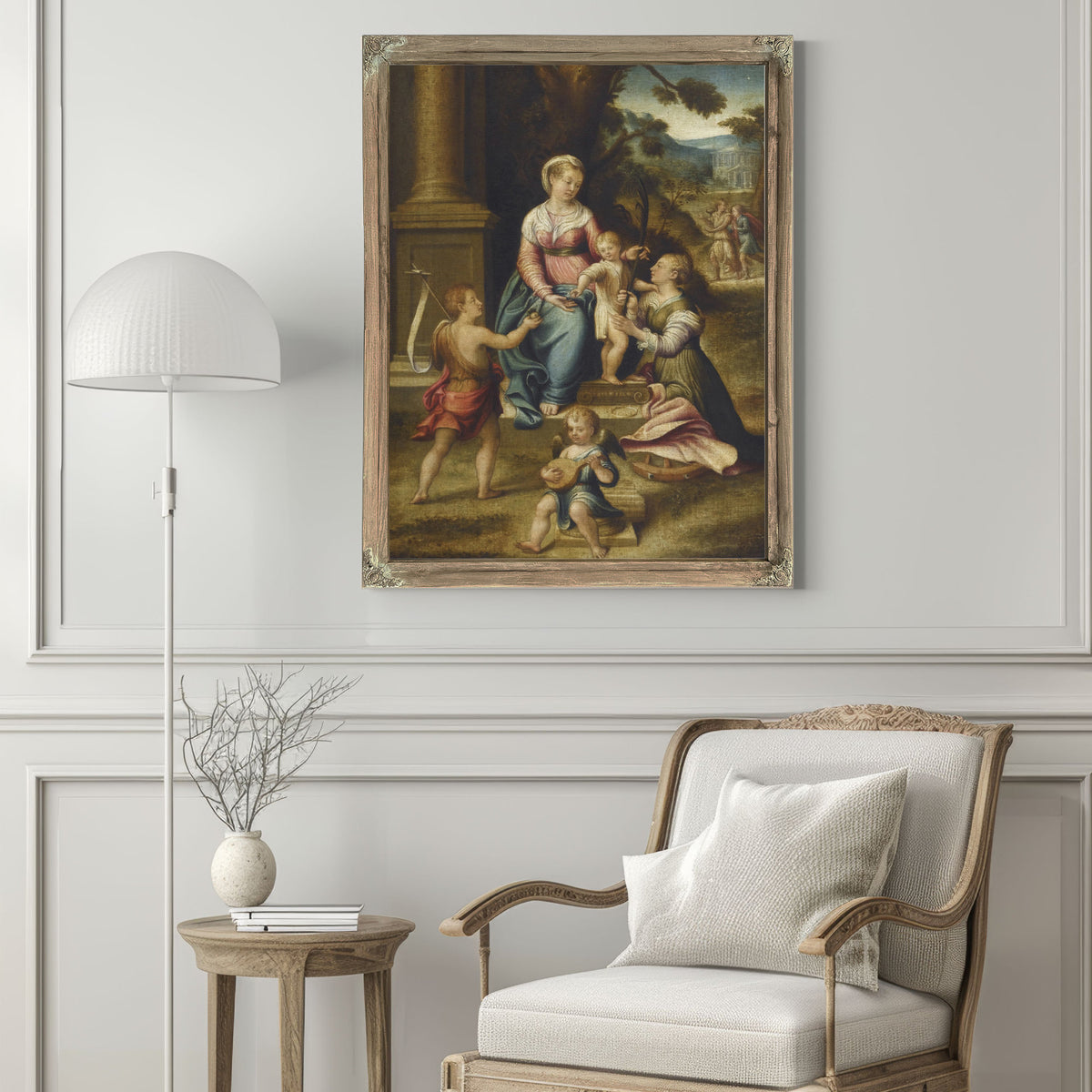Le Mariage Mystique De Sainte Catherine By Luca Longhi