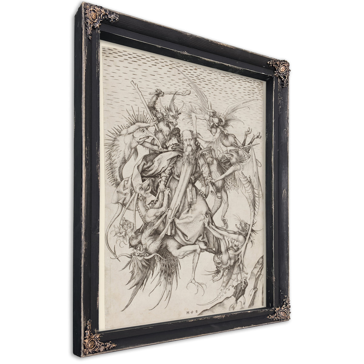 Saint Anthony Tormented By Demons By Martin Schongauer