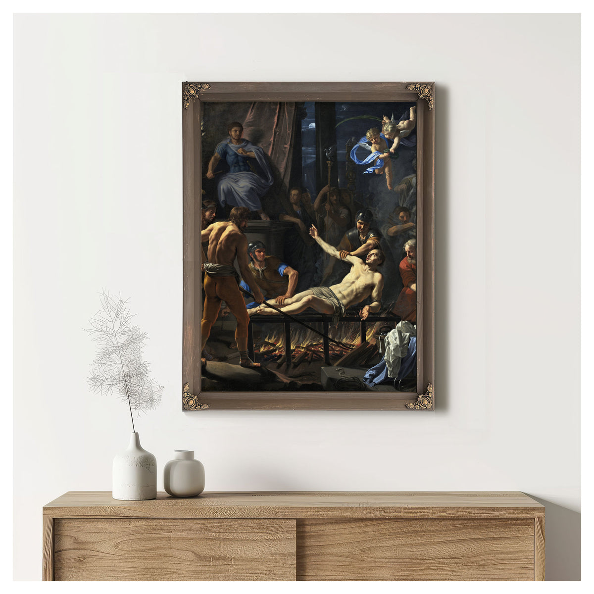 The Martyrdom Of Saint Lawrence By Jean-Baptiste de Champaigne
