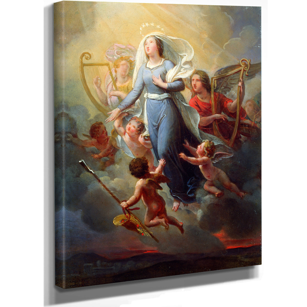 Lapotheose De Sainte Genevieve By Joseph-Ferdinand Lancrenon
