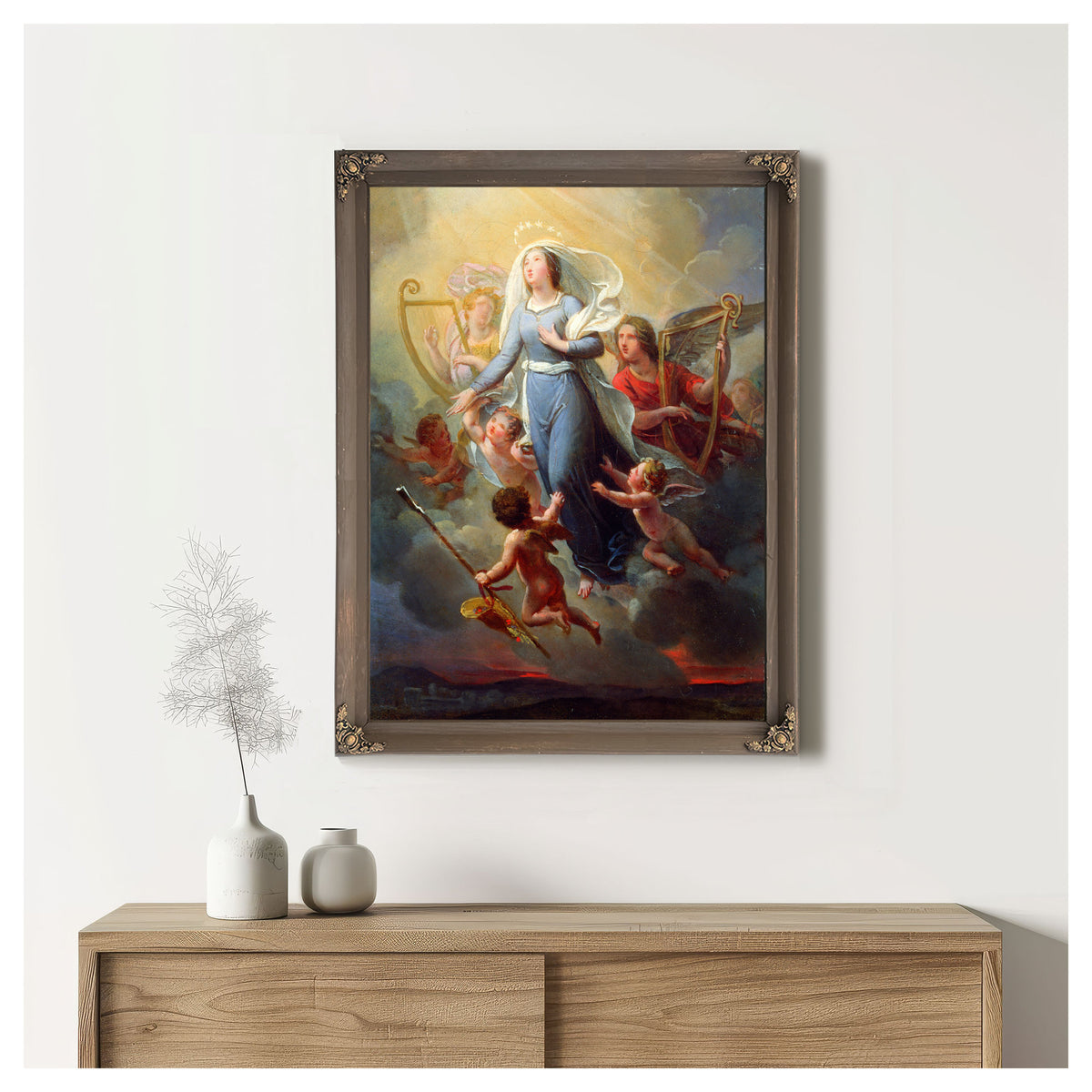 Lapotheose De Sainte Genevieve By Joseph-Ferdinand Lancrenon