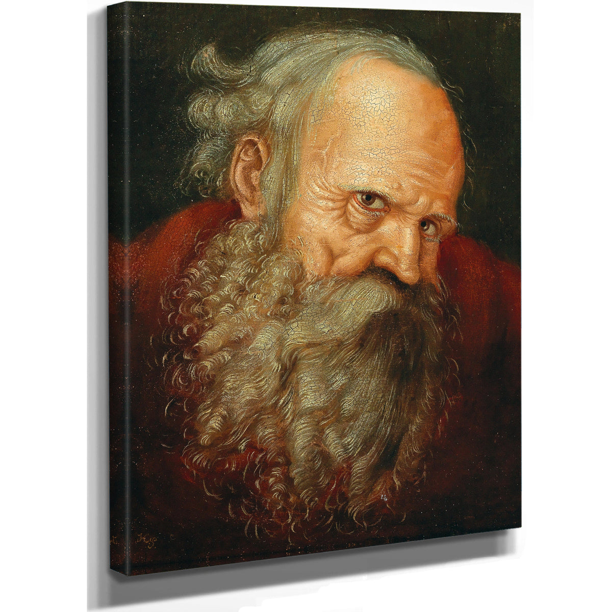 A Bearded Saint By Follower of Albrecht Dürer