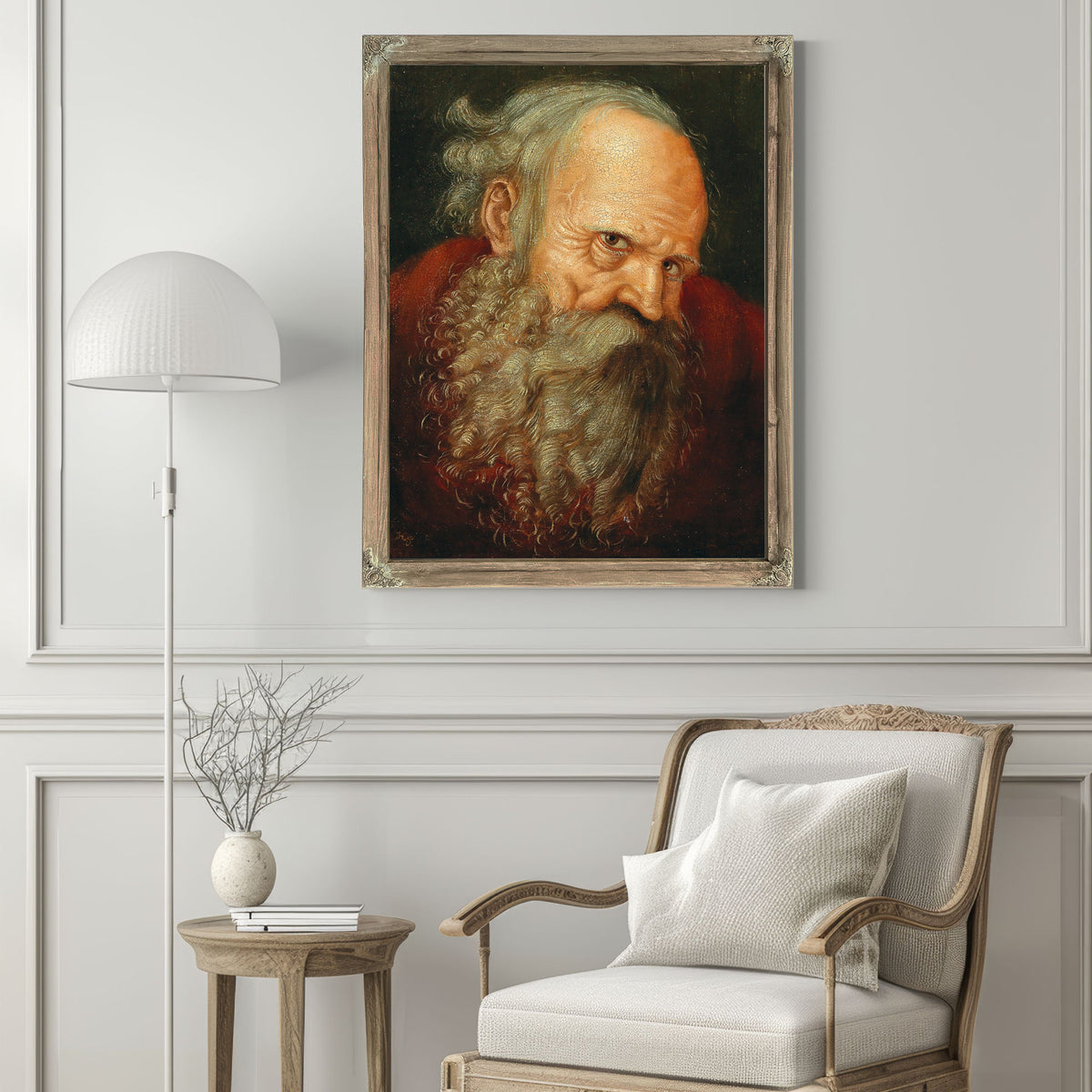 A Bearded Saint By Follower of Albrecht Dürer