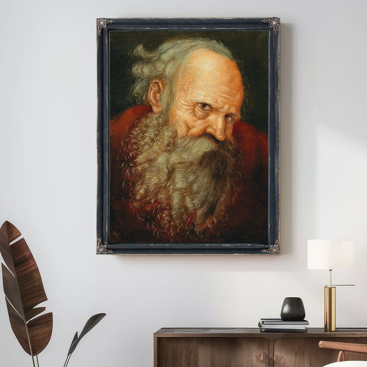 A Bearded Saint By Follower of Albrecht Dürer