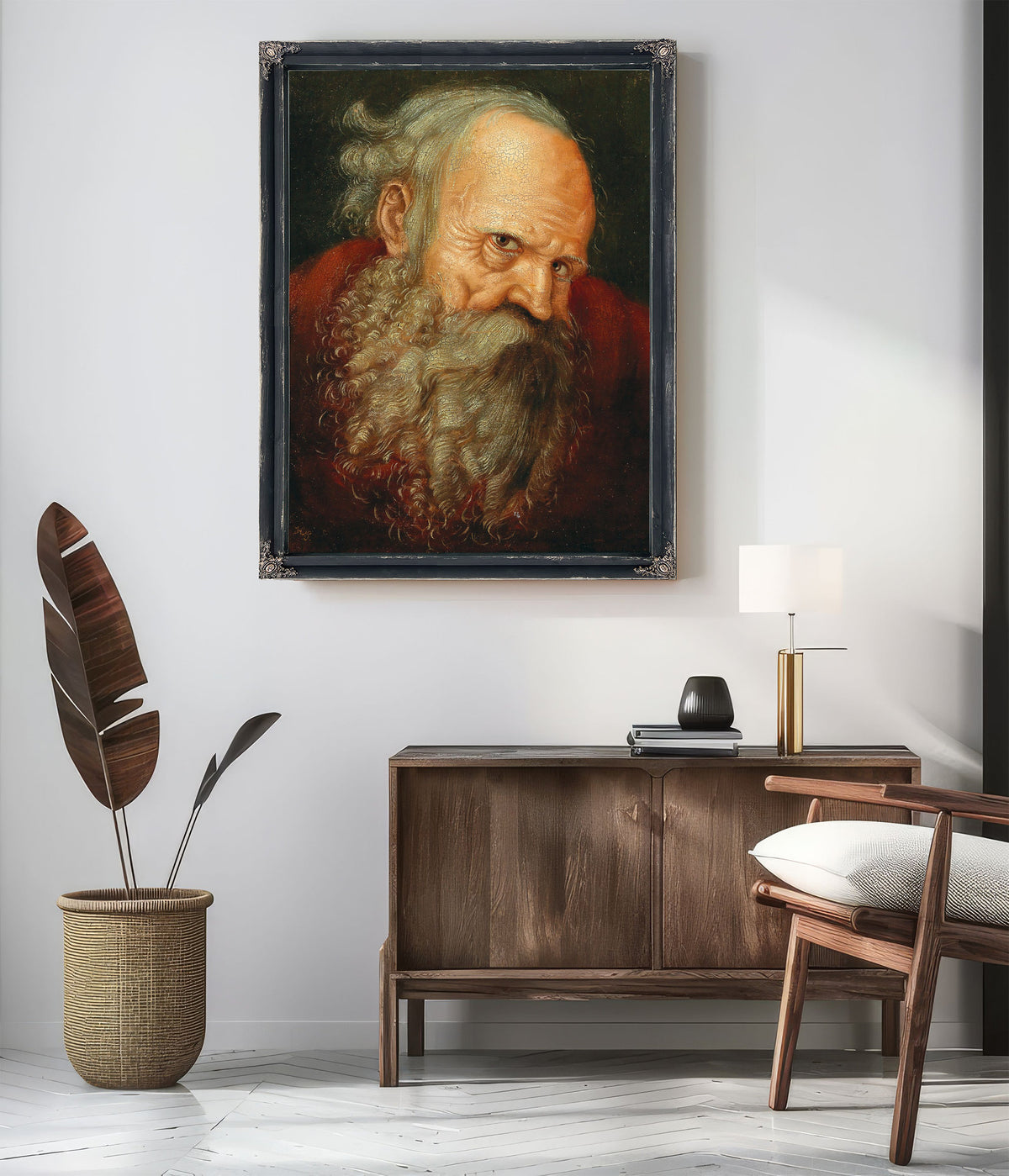 A Bearded Saint By Follower of Albrecht Dürer