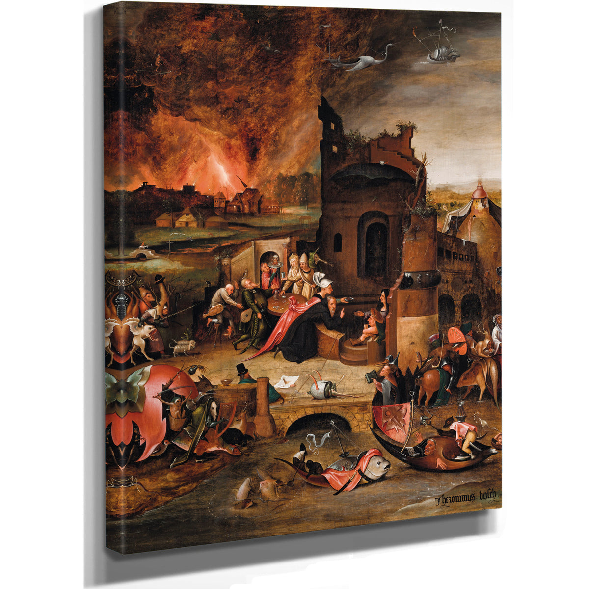 The Temptation Of Saint Anthony The Great 2 By Hieronymus Bosch