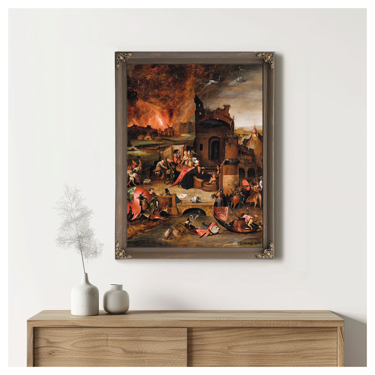 The Temptation Of Saint Anthony The Great 2 By Hieronymus Bosch