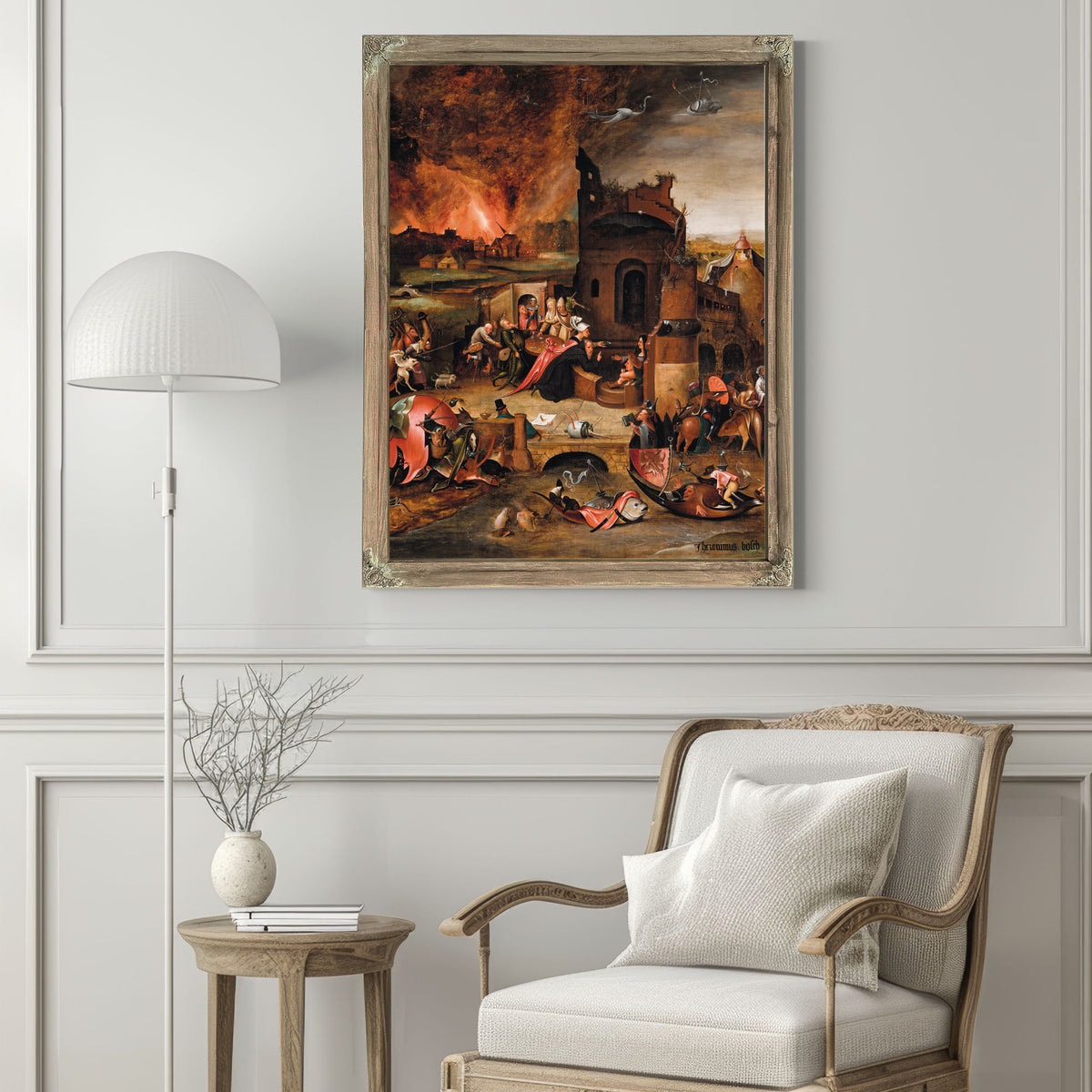 The Temptation Of Saint Anthony The Great 2 By Hieronymus Bosch