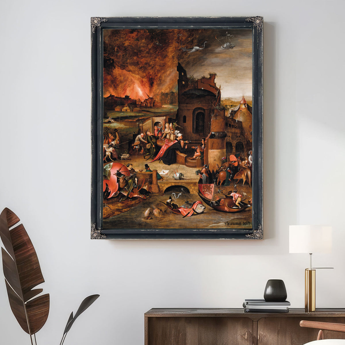 The Temptation Of Saint Anthony The Great 2 By Hieronymus Bosch