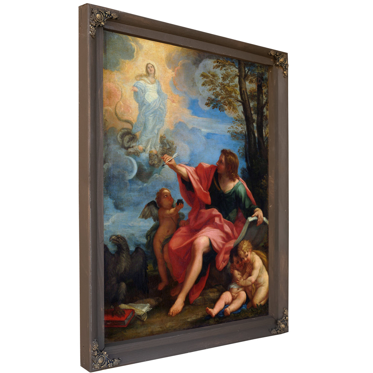 Saint John The Evangelist On Patmos By Carlo Maratti