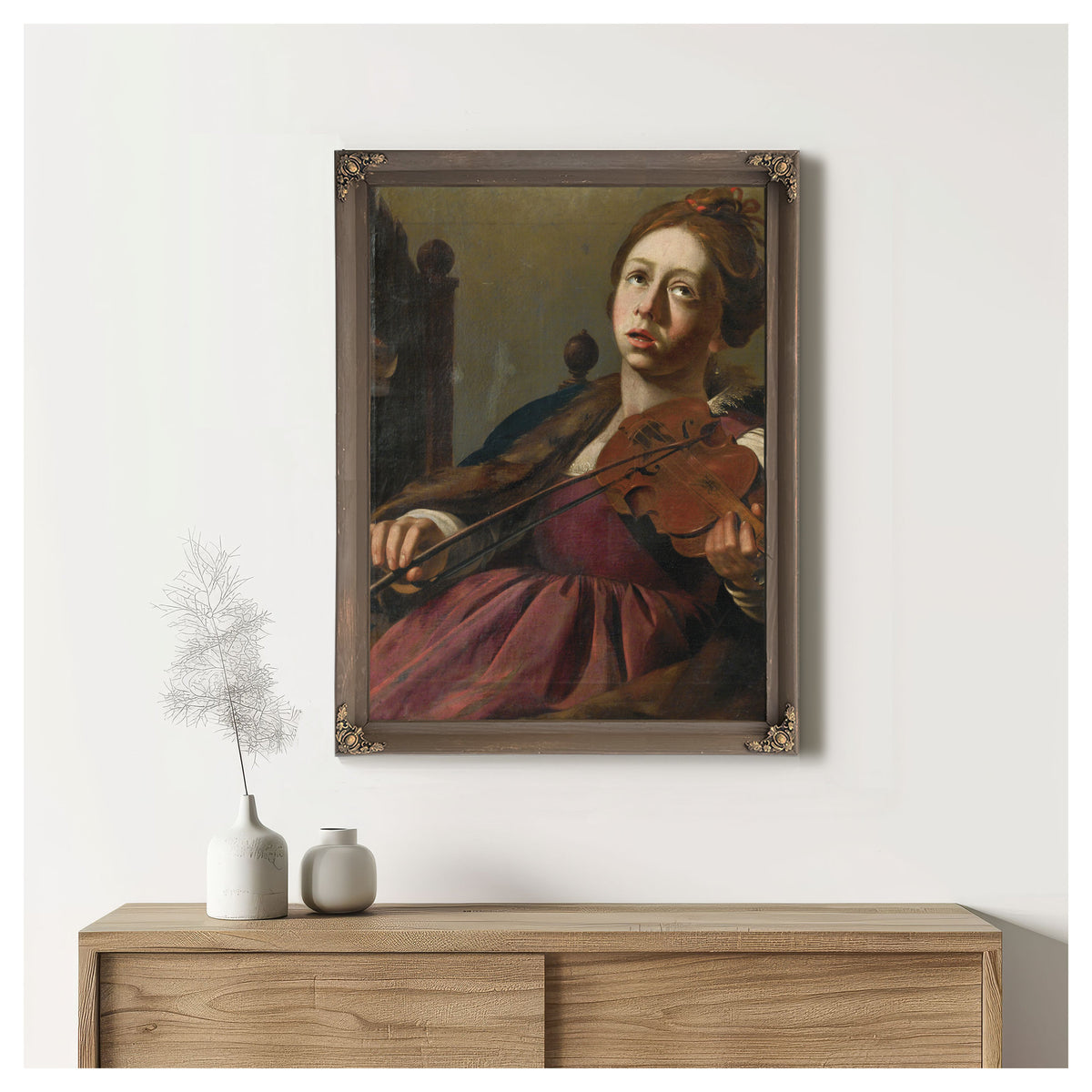 Saint Cecilia 4 By Wouter Pietersz. Crabeth II