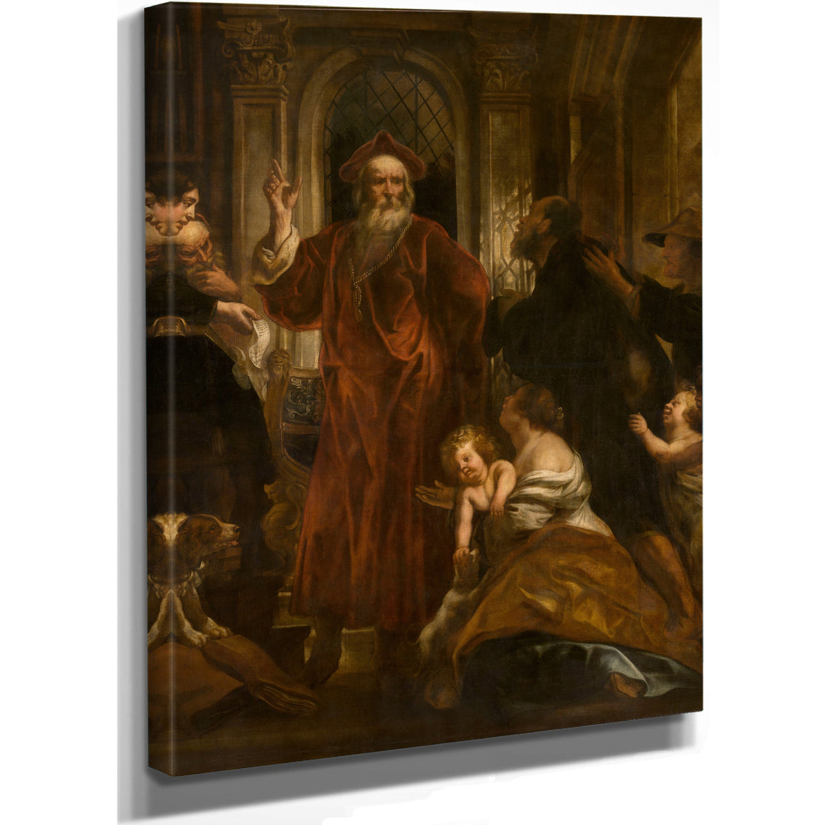Saint Ivo Of Brittany By Jacob Jordaens