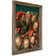 God The Father Surrounded By Angels By Baldassarre di Matteo Carrari