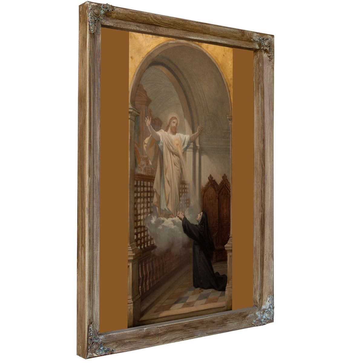 Vision De Sainte Marie Alacocque By Jules-Joseph Dauban