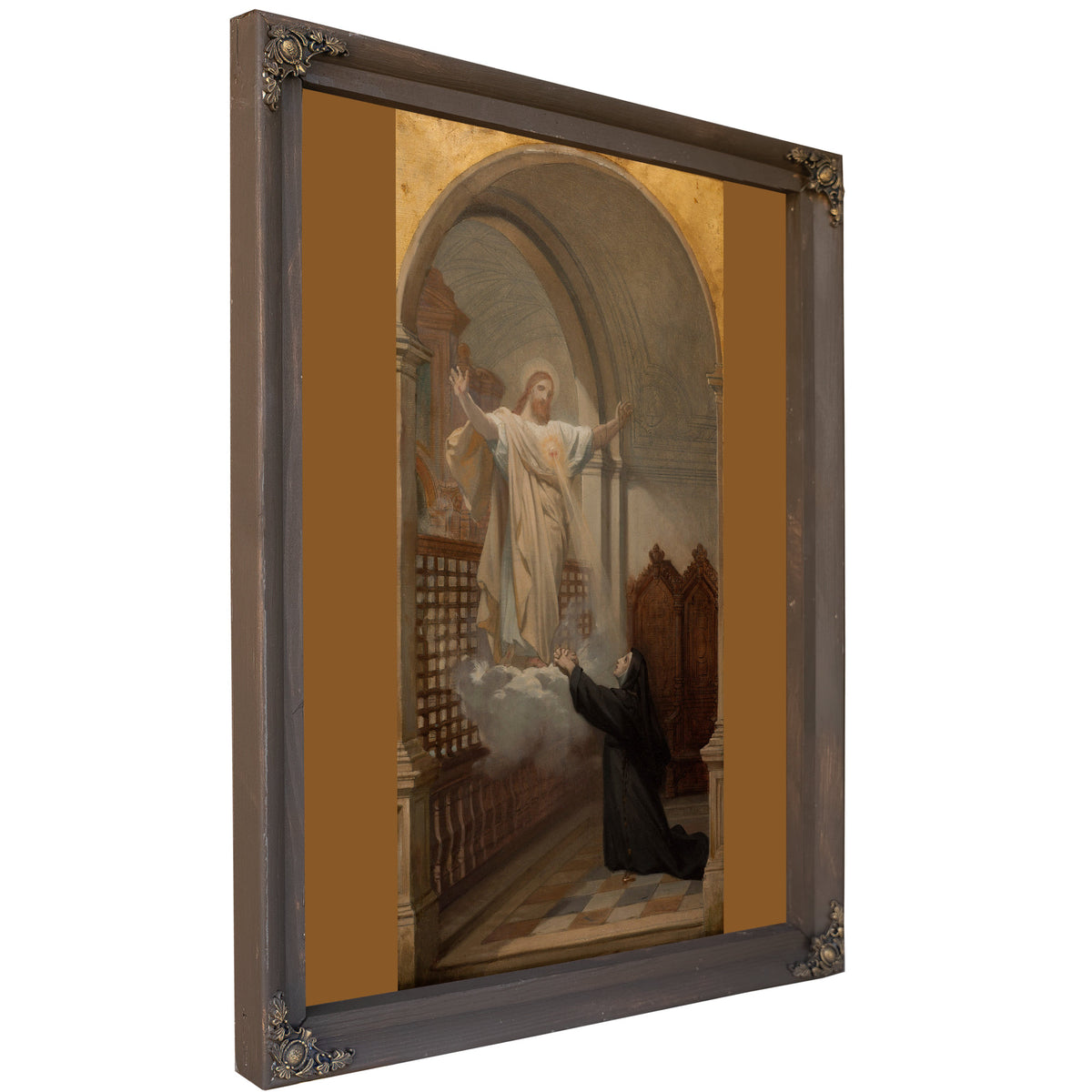 Vision De Sainte Marie Alacocque By Jules-Joseph Dauban