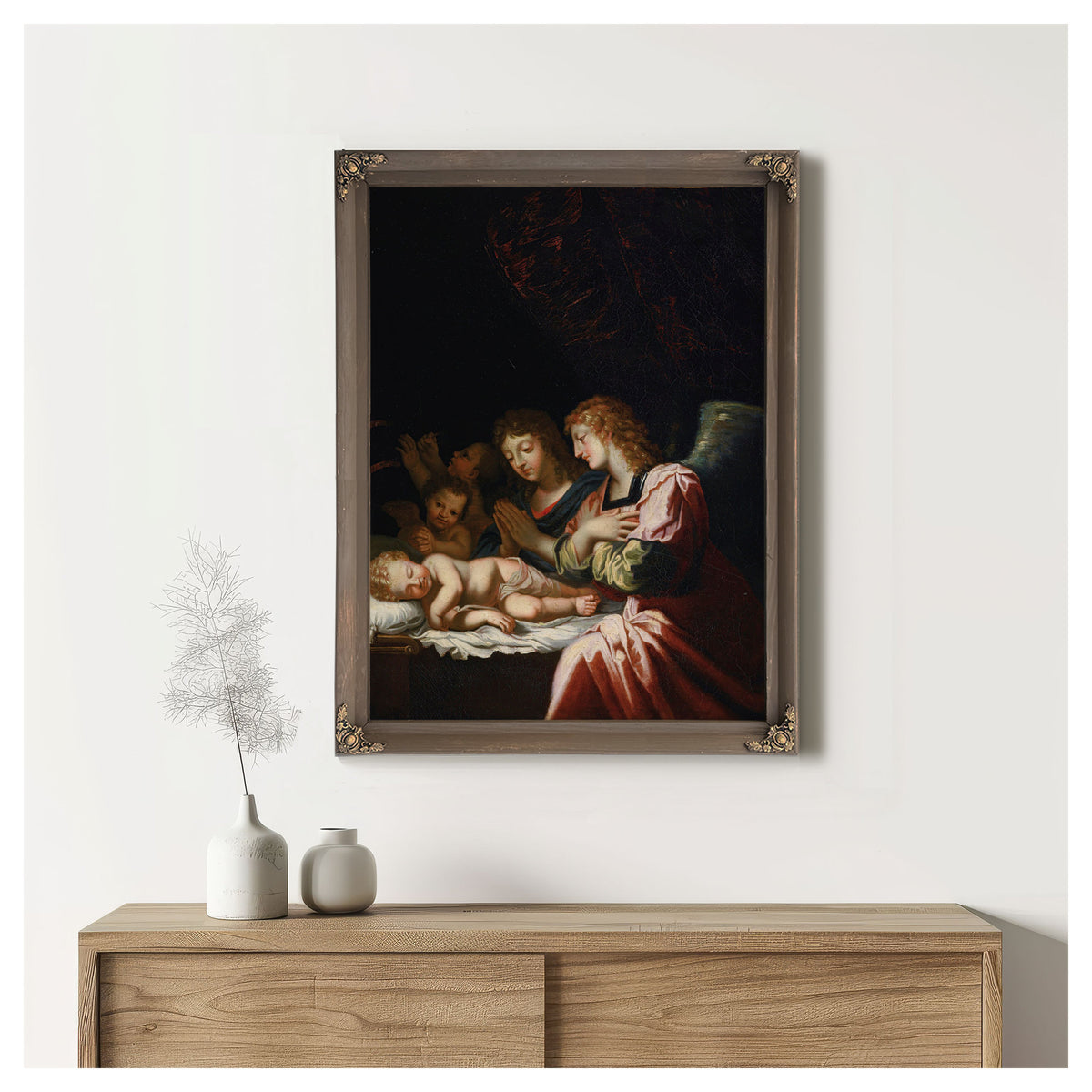 The Adoration Of The Angels By Jacques Stella