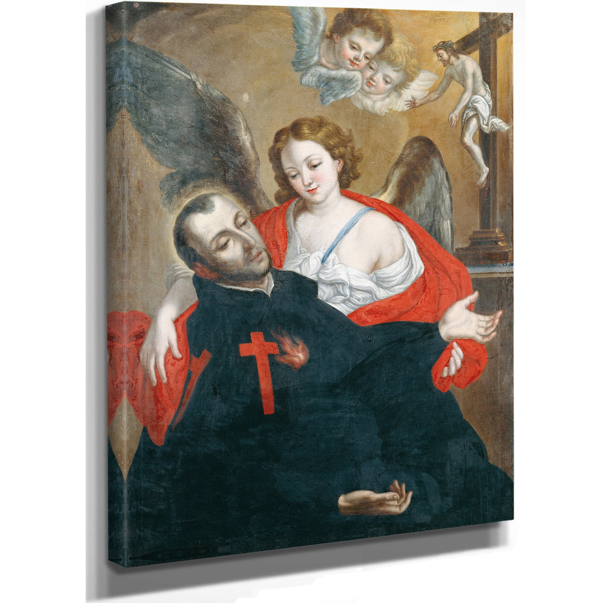 Ecstasy Of Saint Camillus De Lellis By Cristóbal Lozano